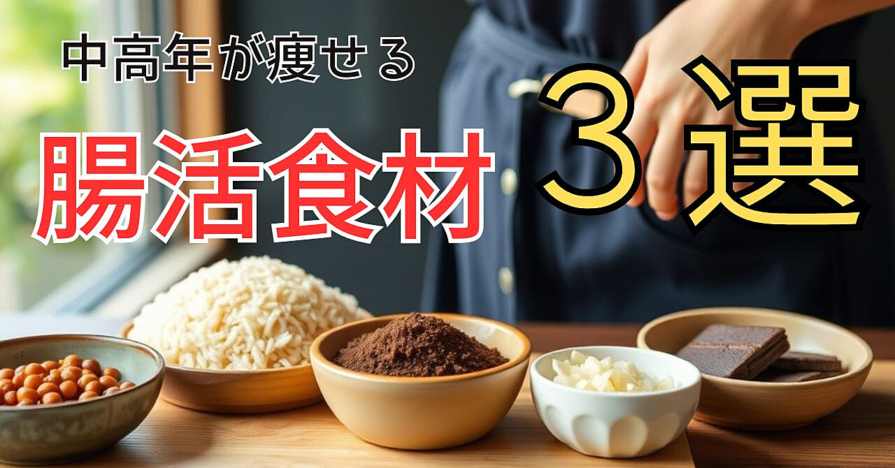 中高年は痩せる！腸活食材３選